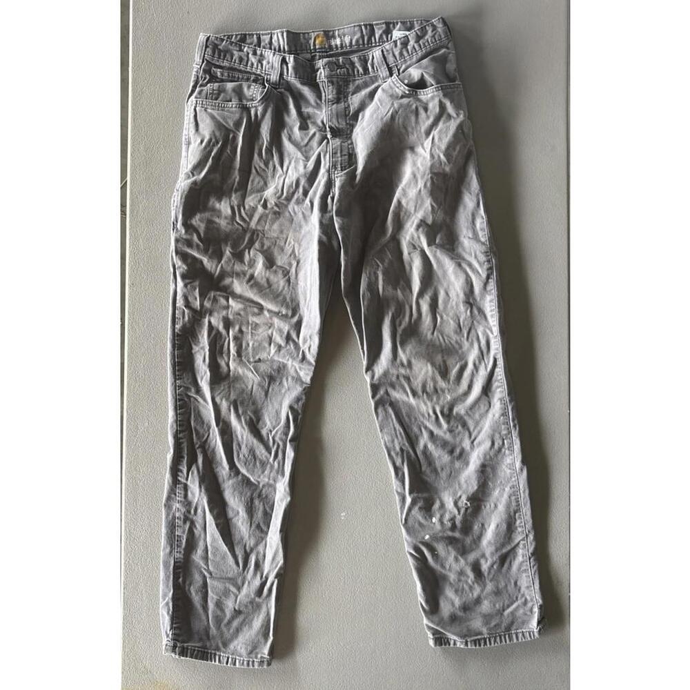 Carhartt Men's 36x32 Rugged Flex Relaxed Canvas Double-Front Utility Work Pants